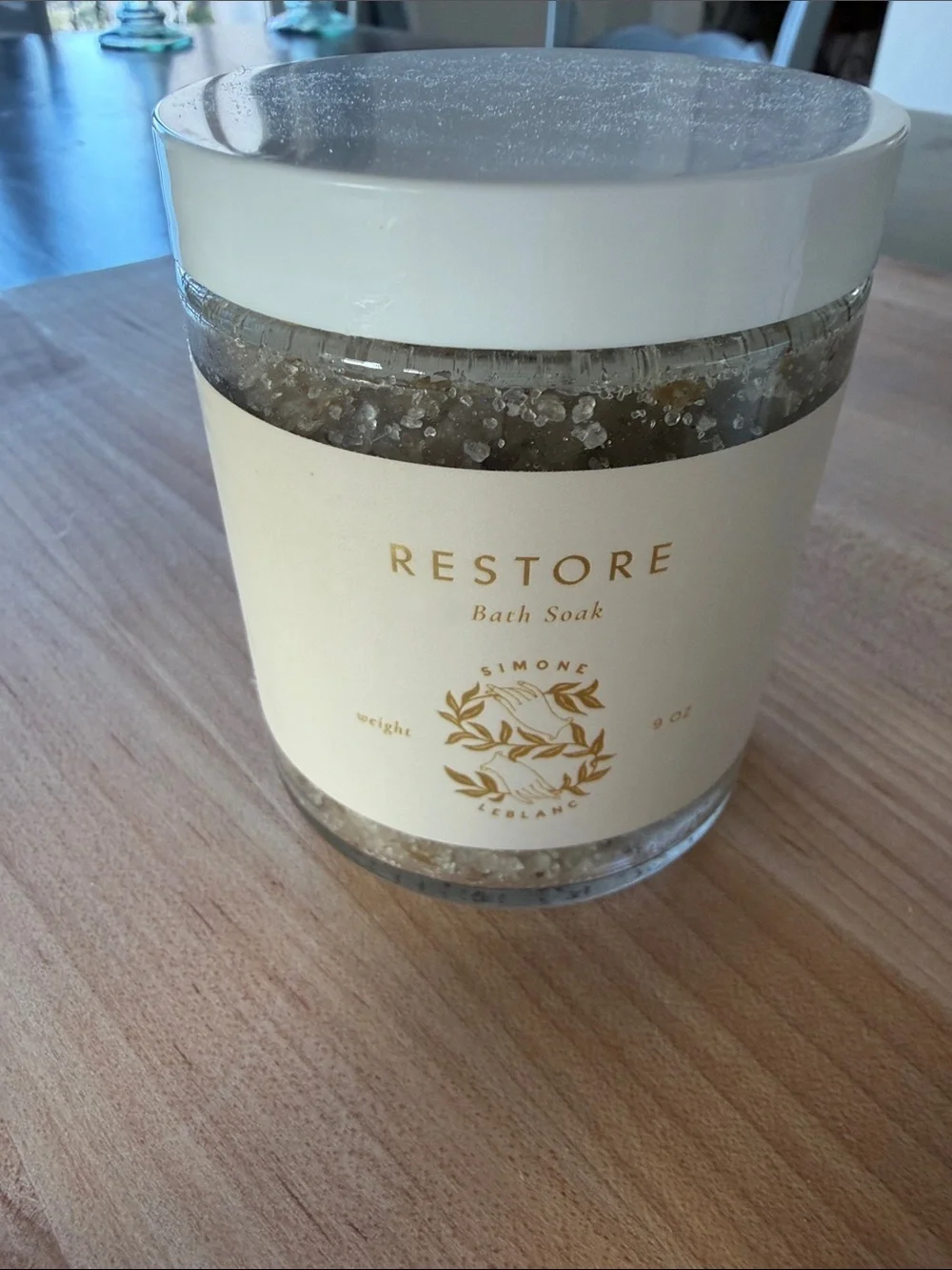 Simone le Blanc Restore & Soothe Bath Soaks with Yellow Natural Sea Sponge